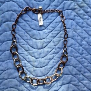 ❌SOLD❌ Brighton Pebble Pave Link Necklace, NWT